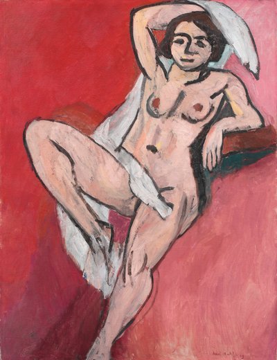 Nude with a White Scarf by Henri Matisse