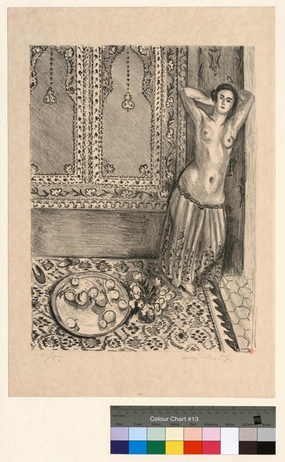 Standing Odalisque with a Tray of Fruits by Henri Matisse