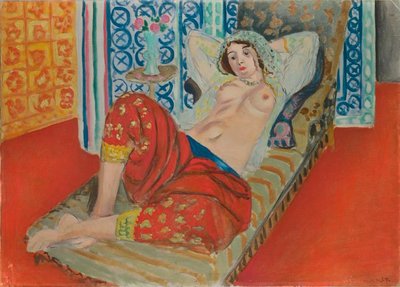 Odalisque in Red Culottes by Henri Matisse
