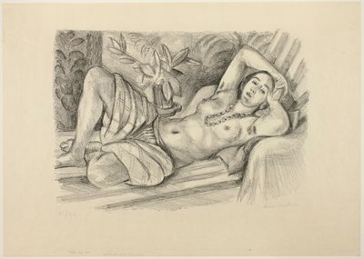 Odalisque with Magnolia by Henri Matisse