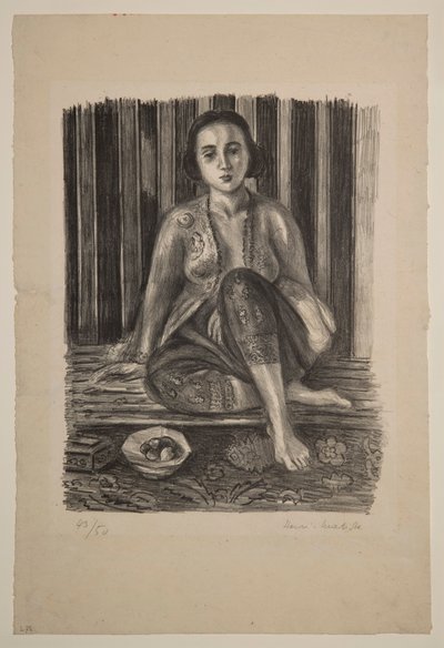 Odalisque with a Bowl of Fruit by Henri Matisse