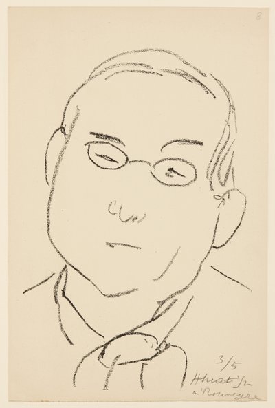Portrait of Paul Léautaud by Henri Matisse