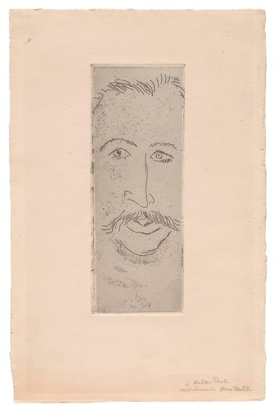 Portrait of Walter Pach by Henri Matisse