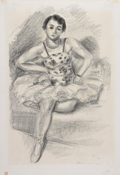 Seated Dancer, Left Leg Folded Under by Henri Matisse