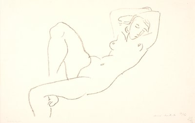 Sleeping, Naked Woman by Henri Matisse