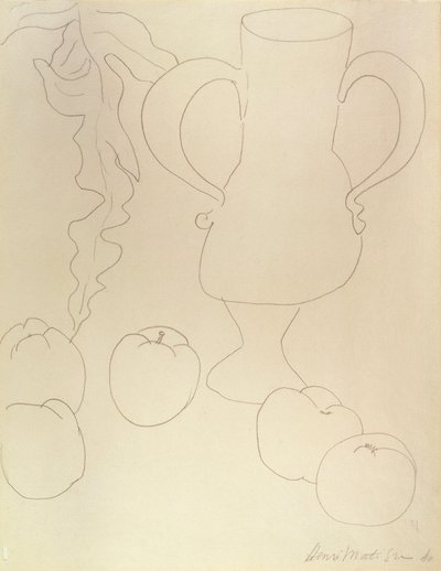 Still Life with Jug and Peaches by Henri Matisse