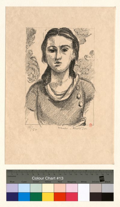 Head of a Young Girl by Henri Matisse