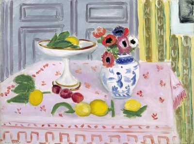 The Pink Tablecloth by Henri Matisse