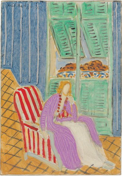 The Purple Dress by Henri Matisse