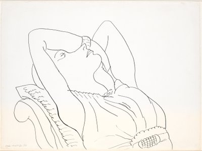 Reclining Woman with Arms Overhead, Half Figure by Henri Matisse