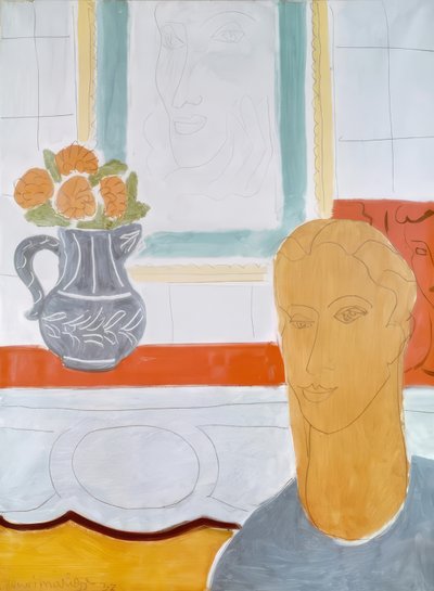 Ochre Head by Henri Matisse