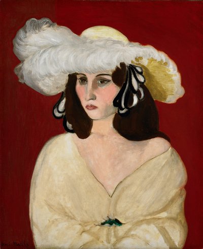 White Plumes by Henri Matisse