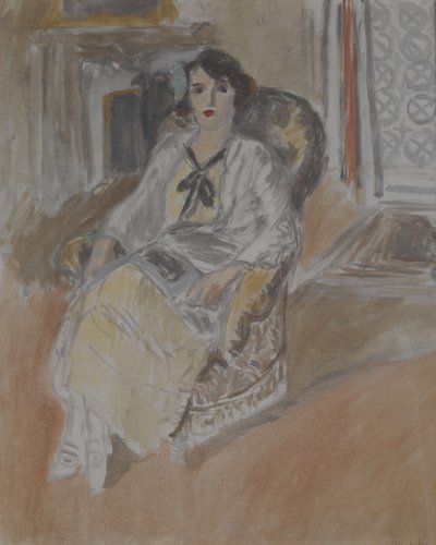 Woman Seated in an Armchair by Henri Matisse