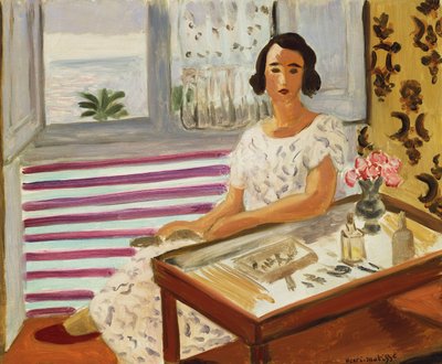 Woman Seated at Her Dressing Table by Henri Matisse