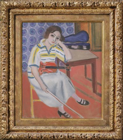Woman with Violin, c.1921-23 by Henri Matisse