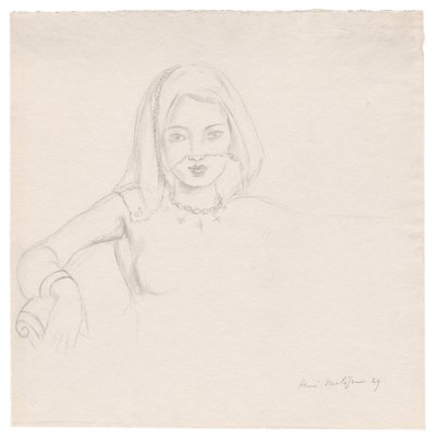 Young Woman with a Veil by Henri Matisse
