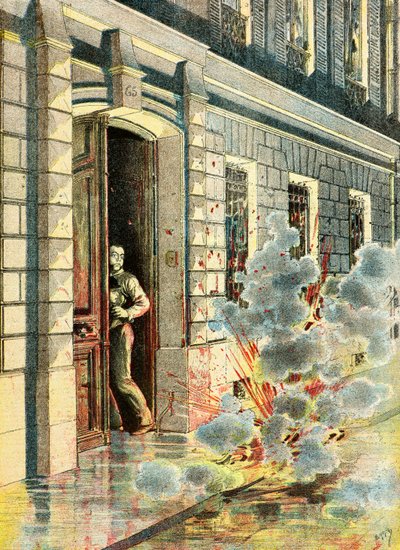 Explosion of a Bomb Planted by an Anarchist by Henri Meyer