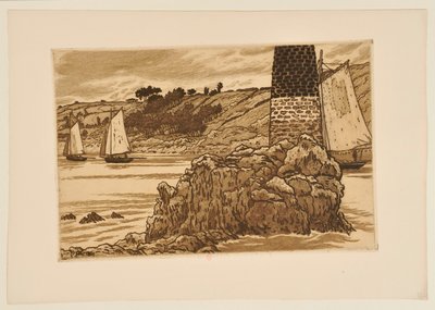 The Beacon on the Trieux by Henri Rivière
