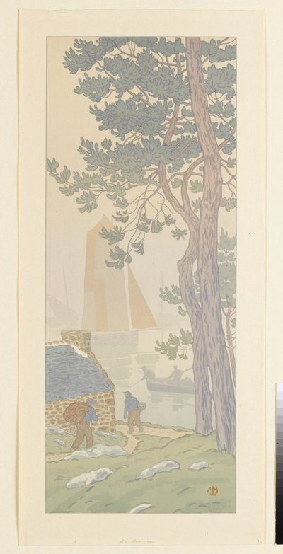 The Mist (Sheet 4 from: The Enchantment of the Hours) by Henri Rivière