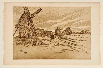 [Mills at La Palue] by Henri Rivière