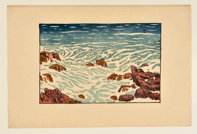 Rising Wave (Pointe de La Haye) by Henri Rivière
