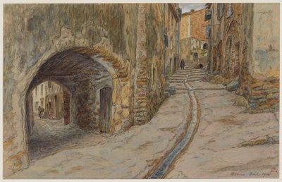 Rue Rompi-cou, Bormes by Henri Rivière