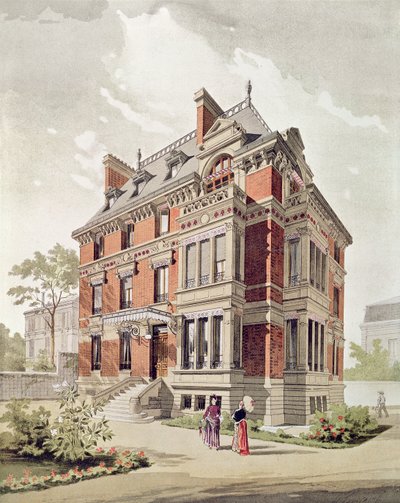 Project for a villa, end 19th century by Henri Toussaint
