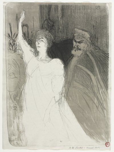 A Princely Idyl, Clara Ward by Henri de Toulouse-Lautrec
