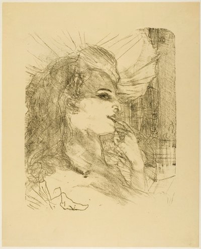 Anna Held, from Treize Lithographies by Henri de Toulouse-Lautrec