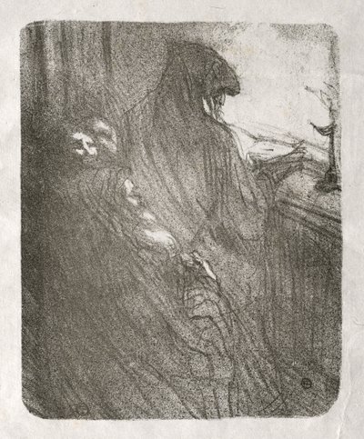 At the Foot of Sinai: The Prayer of the Polish Jews by Henri de Toulouse-Lautrec