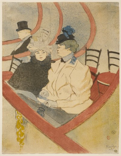 Box in the Grand Tier by Henri de Toulouse-Lautrec