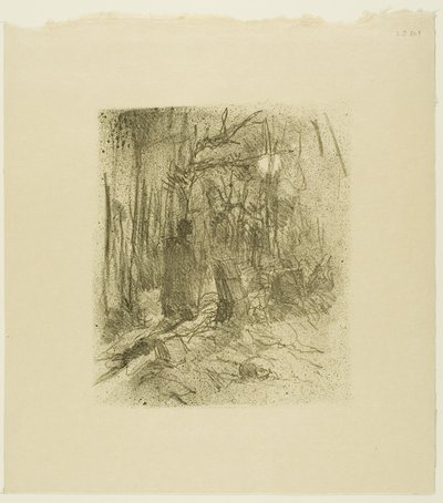 Busk Cemetery, from Au Pied du Sinaï by Henri de Toulouse-Lautrec