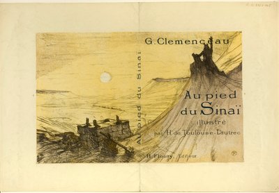 Cover for Au Pied du Sinaï by Henri de Toulouse-Lautrec