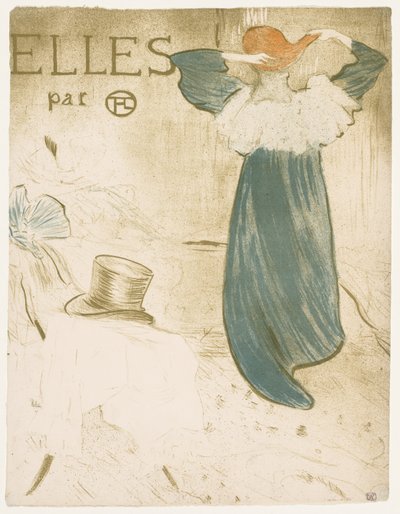 Elles: Frontispiece by Henri de Toulouse-Lautrec