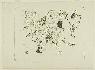 Footit and Chocolat by Henri de Toulouse-Lautrec