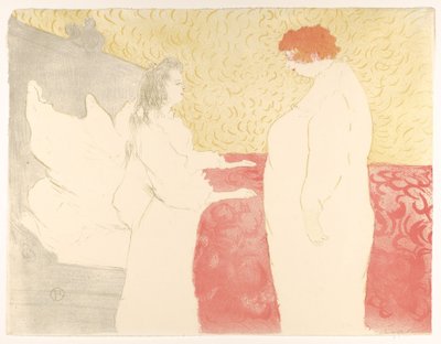 Getting Up, from "Elles" by Henri de Toulouse-Lautrec