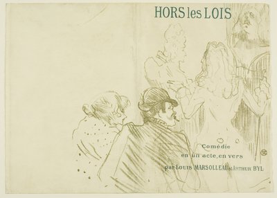 Homage to Molière by Henri de Toulouse-Lautrec