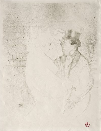 Ida Heath at the Bar by Henri de Toulouse-Lautrec
