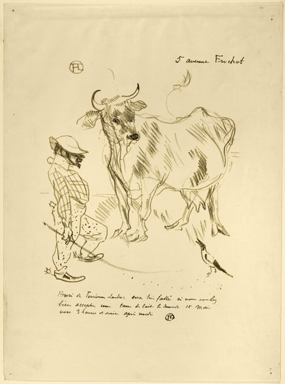 Invitation to a Glass of Milk by Henri de Toulouse-Lautrec