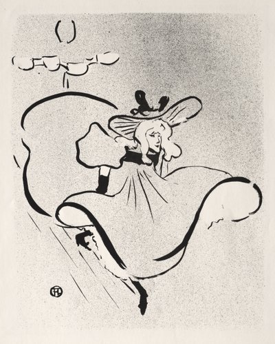 Jane Avril by Henri de Toulouse-Lautrec