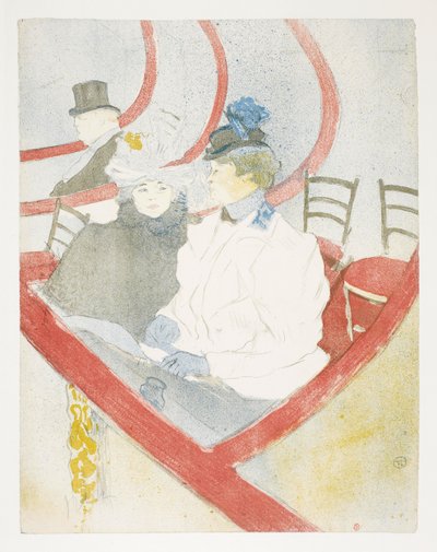 The Grand Box by Henri de Toulouse-Lautrec
