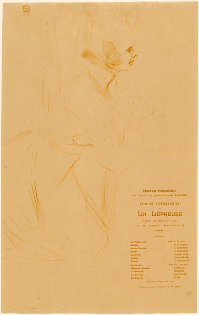 The Leper by Henri de Toulouse-Lautrec