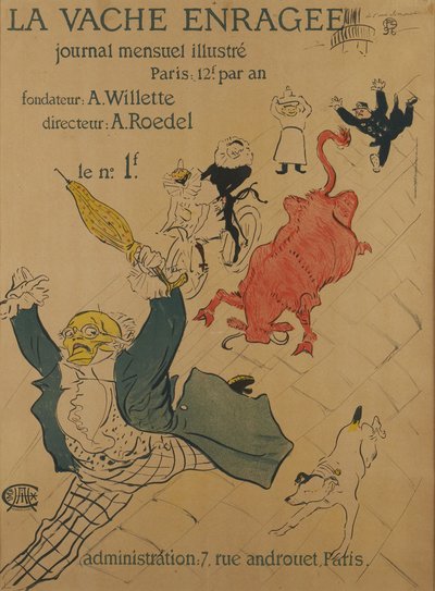 The Mad Cow by Henri de Toulouse-Lautrec