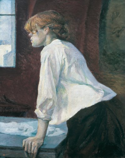 The Laundress by Henri de Toulouse Lautrec