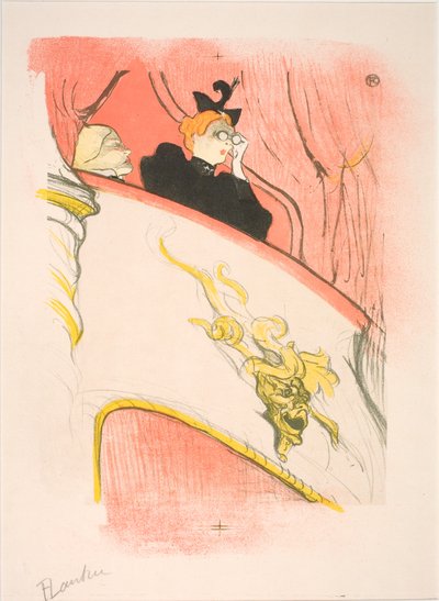 The Box with the Golden Mask by Henri de Toulouse-Lautrec