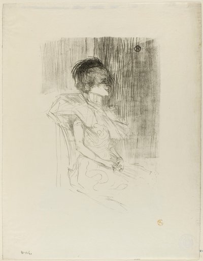 Lender Seated by Henri de Toulouse-Lautrec