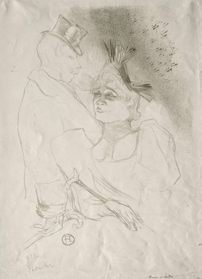 Lender and Baron by Henri de Toulouse-Lautrec