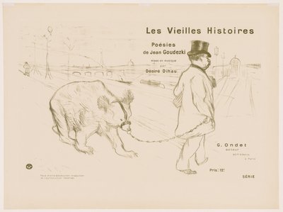 The Old Stories: Cover - Frontispiece by Henri de Toulouse-Lautrec