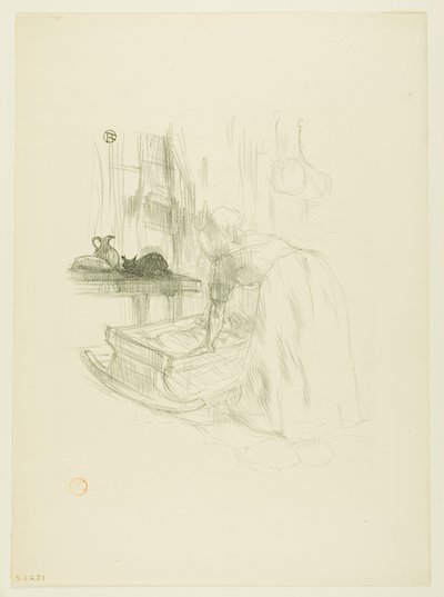 Lullaby, from Melodies of Desire Dihau by Henri de Toulouse-Lautrec