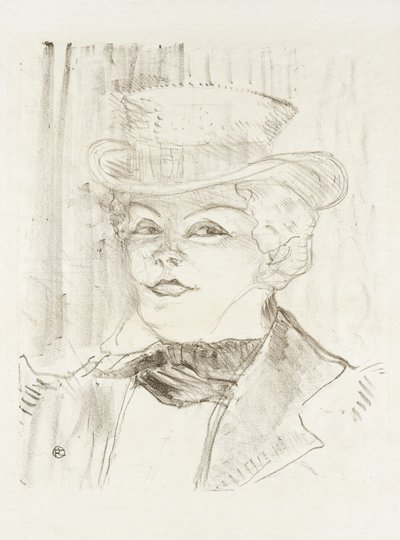 Madame Réjane by Henri de Toulouse-Lautrec